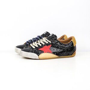 Black And Brown Mens Sneaker By Golden Goose